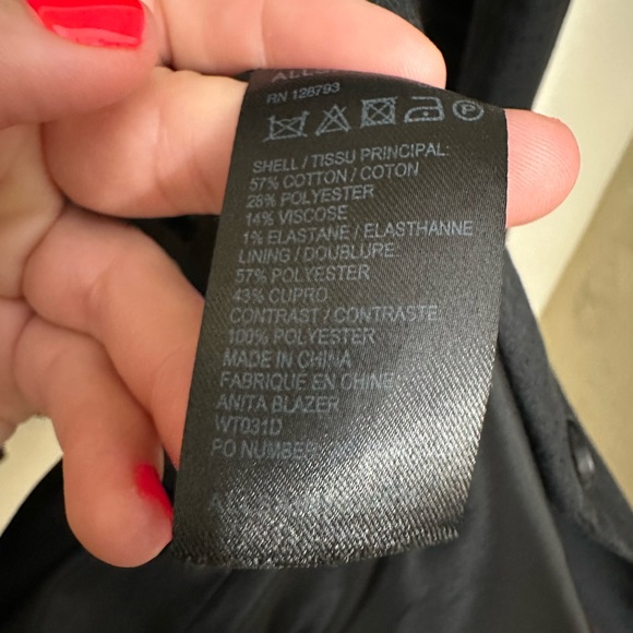 Allsaints Black blazer. Size 4. - Picture 11 of 12